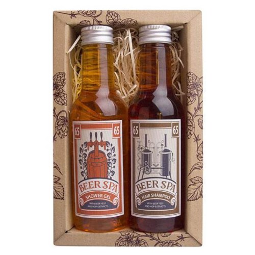 Bohemia gifts Beer Spa kosmetický balíček - sprchový gel 200 ml a šampon 200 ml