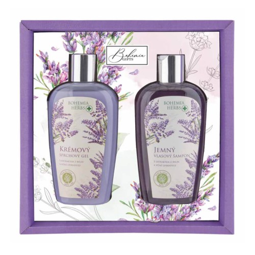 Bohemia Herbs Kosmetická sada - gel 250 ml a šampon 250 ml z levandule