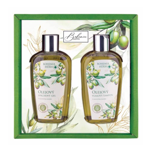 Bohemia Herbs Kosmetická sada s olivovým olejem - sprchový gel 250 ml a šampon 250 ml