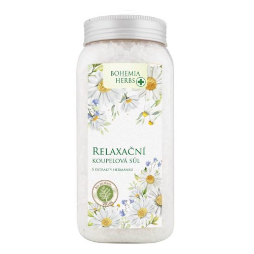 Bohemia Herbs Relaxační koupelová sůl s extraktem heřmánku 900 g