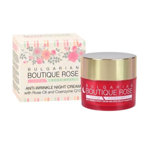 Boutique Rose noční krém s růžovým olejem a Q10 45 ml