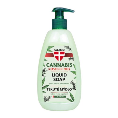 Cannabis Rosmarinus tekuté mýdlo s pumpičkou 500 ml