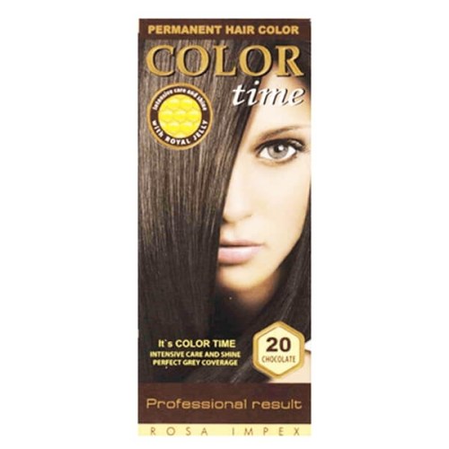 Color Time Permanentní Barva na vlasy 20 Čokoláda 100 ml