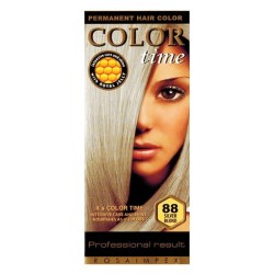 Color Time Permanentní Barva na vlasy 88 stříbrné blond 100 ml