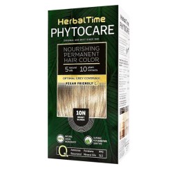 Herbal Time Phytocare permanentní barva na vlasy natural Vegan 10N jasný blond 130 ml