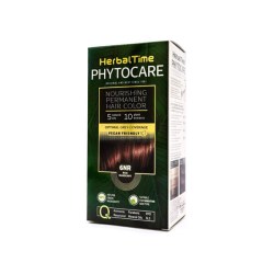 Herbal Time Phytocare permanentní barva na vlasy natural Vegan 6NR nasycený mahagon 130 ml