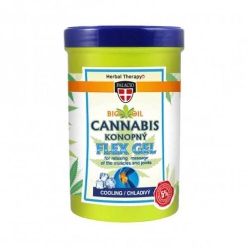 Konopný masážní Flex gel, chladivý 380 ml