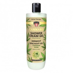 Krémový sprchový gel s konopným olejem 500 ml
