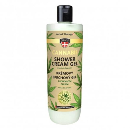 Krémový sprchový gel s konopným olejem 500 ml