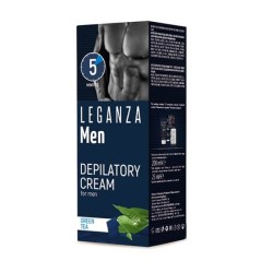 Leganza Depilační sada ze zeleného čaje 225 ml