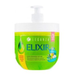 Leganza Elixir maska na vlasy s kolagenem a olivovým olejem 1000 ml