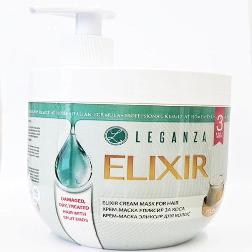 Leganza Elixir Yogurt aktivní jogurtová maska na vlasy 1000 ml