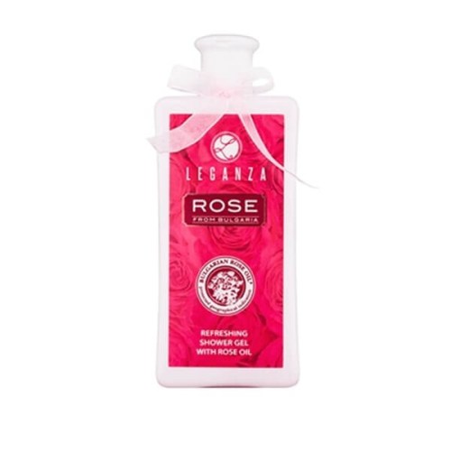Leganza Rose sprchový gel s růžovým olejem 200 ml