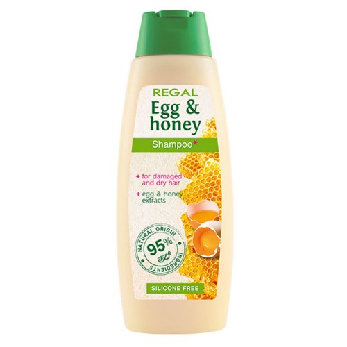 REGAL Šampon na poškozené vlasy Med a vejce 400 ml