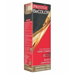 Prestige Be Color Semi-permanentní barva na vlasy BC01 Černý diamant 100 ml